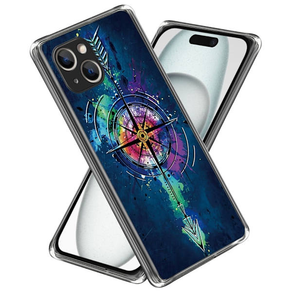 Deco iPhone 15 Plus cover - Pil Blue