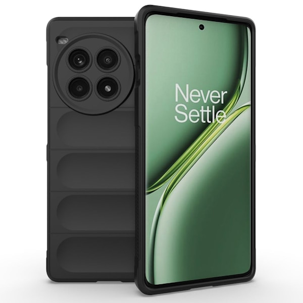 Blødt grebsformet OnePlus Ace 3 Pro cover - Sort Black