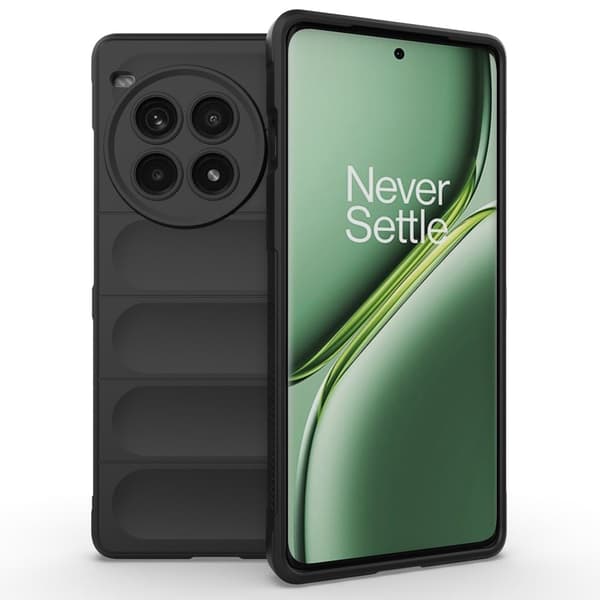 Mjukt greppformat OnePlus Ace 3 Pro skal - Svart Svart