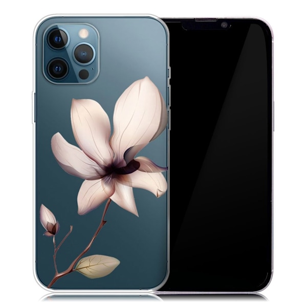 Deco iPhone 13 Pro Max skal - Lilja Vit