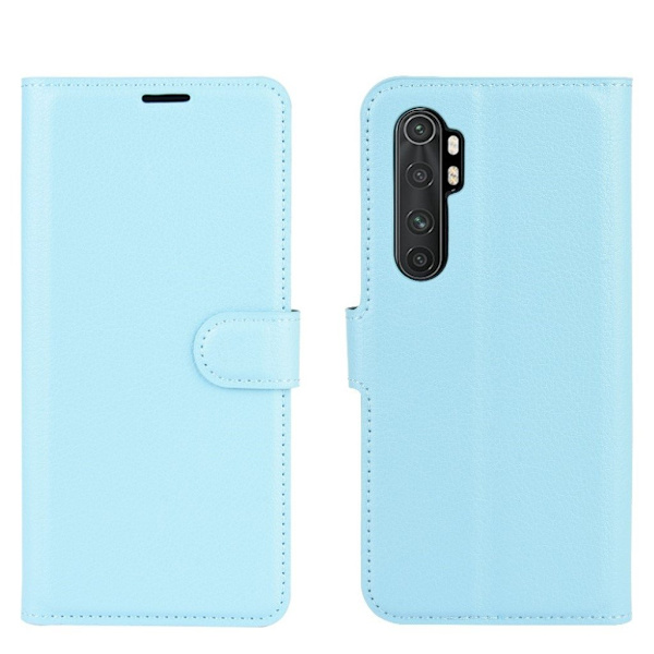 Classic Xiaomi Mi Note 10 Lite flip etui - Babyblå Blue