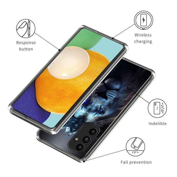 Fantasy Samsung Galaxy A15 kotelot - Tyyli H Blue