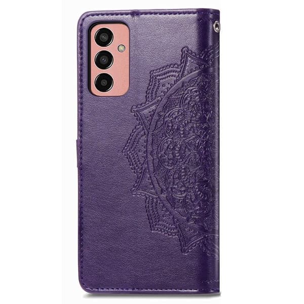 Mandala Samsung Galaxy M13 4g Flippetui - Lilla Purple