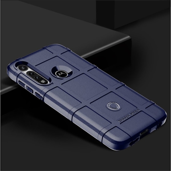 Rugged Shield Cover - Motorola Moto G Power - Blå Blue