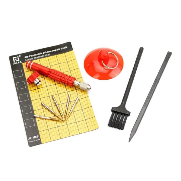 JF-872 5-in-1 verktygs-set  magnetisk matta reparera multifärg