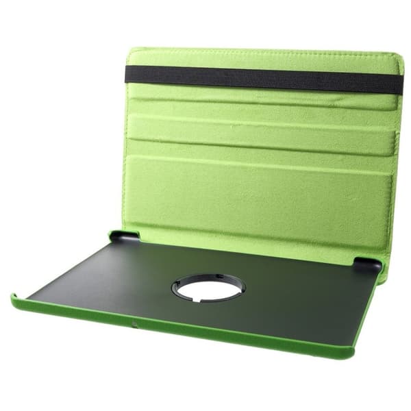 Huawei MediaPad T5 litchi læder flip etui - Grøn Green