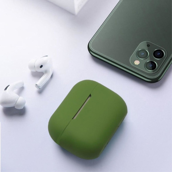 AirPods Pro 2 silicone case with lanyard - Mint Green Grön