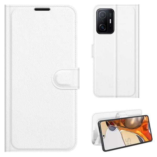 Classic Xiaomi 11T Läppäkotelo - Valkoinen White