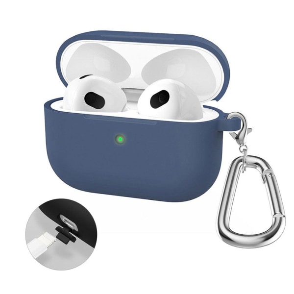 HAT-PRINCE AirPods Pro 2 silicone case with carabiner - Dark Blu Blå
