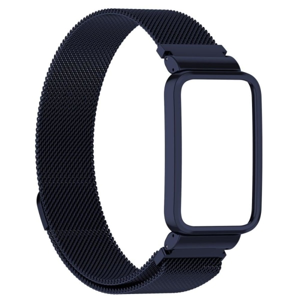 Xiaomi Mi Band 7 Pro stainless steel watch strap with cover - Mi Blå