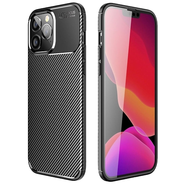 Carbon Shield iPhone 14 Pro Max deksel - Svart Black