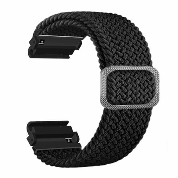 Amazfit T-Rex 2 Ultra elastisk nylonrem - Svart Black
