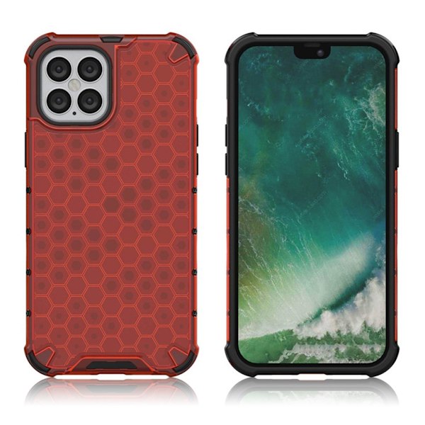 Bofink Honeycomb iPhone 12 Pro Max kotelot - Punainen Red
