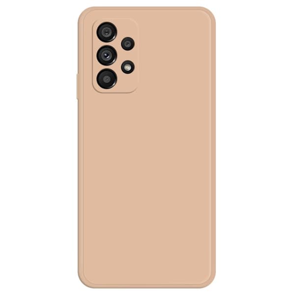 Avfasat gummerat droppskydd för Samsung Galaxy A53 5G - Orange Orange