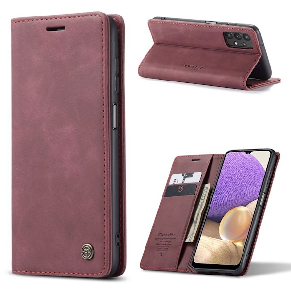 CaseMe Samsung Galaxy A32 5G Vintage Etui - Rød Red