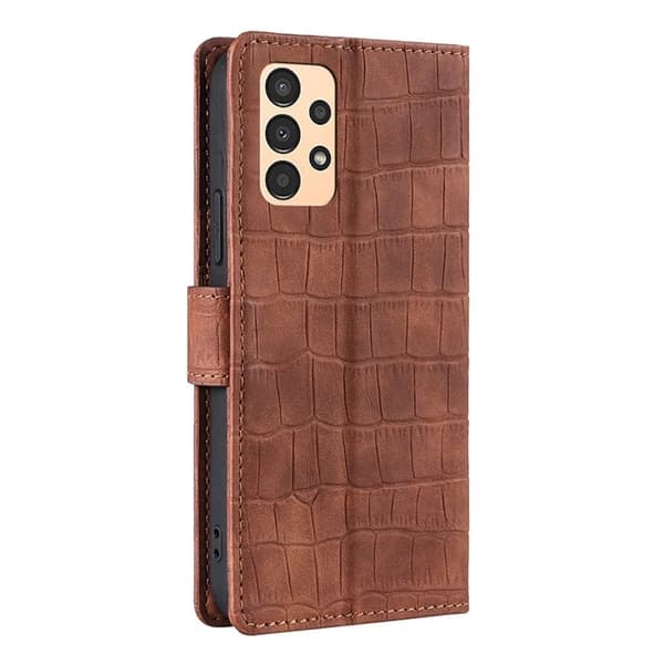 Croco Samsung Galaxy A13 4G cover - Brun Brown