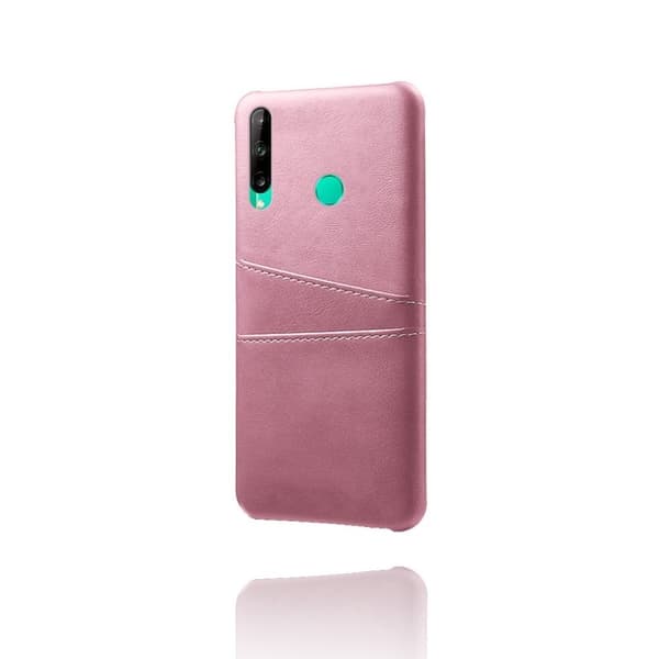 Huawei P40 Lite E skal med korthållare - Rosa Rosa