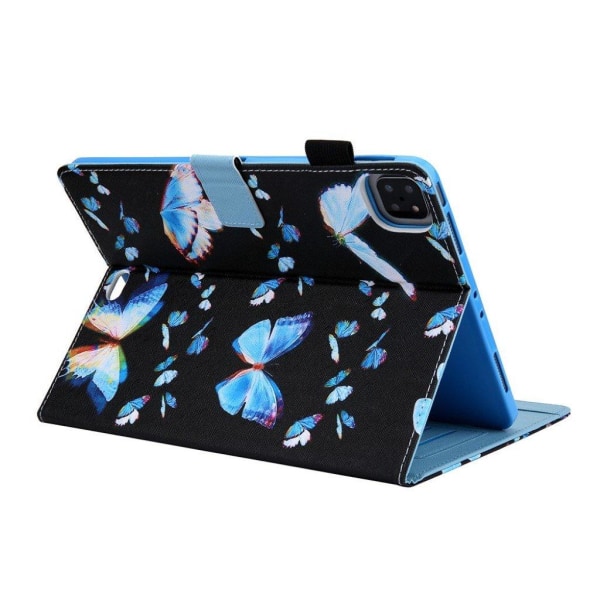 iPad Air (2020) / Pro 11 inch (2020) mønster læder etui - blå so Blue