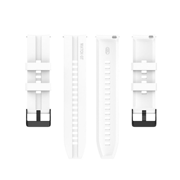 22 mm universal urrem i silikone - Hvid White