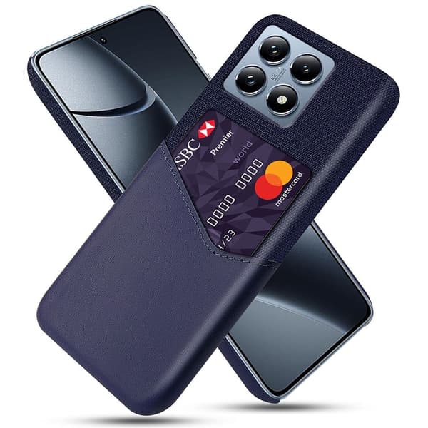 Bofink Xiaomi 14T Pro kortdeksel - Blå Blue