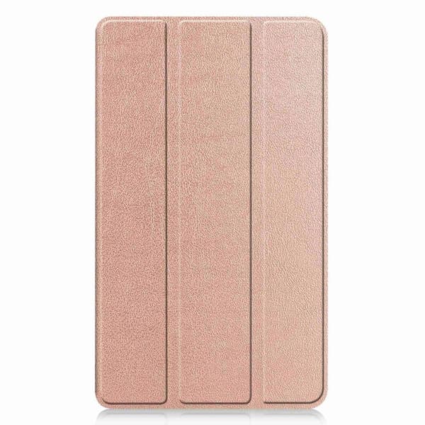 Tri-fold skinnstativveske for Realme Pad Mini - Rose Gull Pink