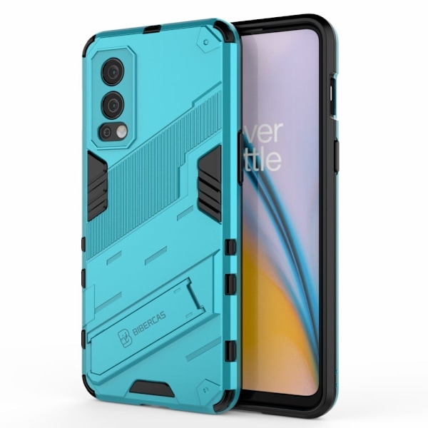 Stöttåligt OnePlus Nord 2 5G hybridskal - Blå Blå