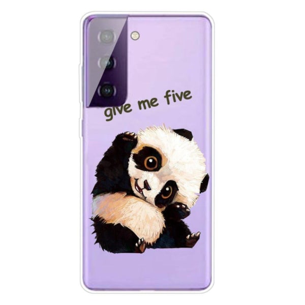 Deco Samsung Galaxy S21 FE skal - Panda Svart