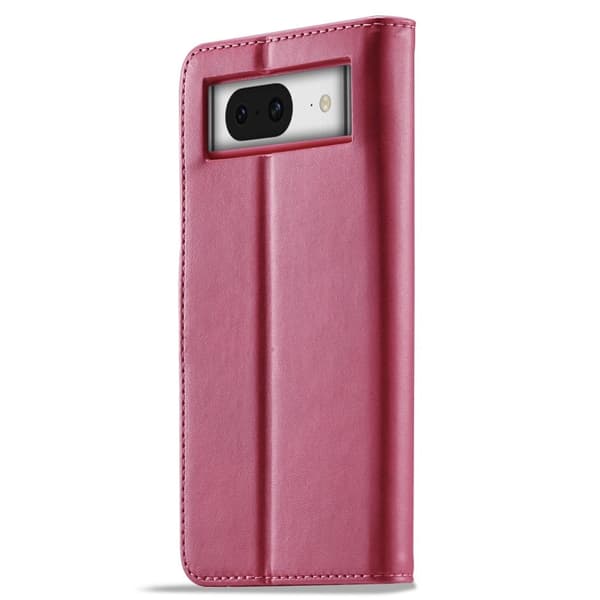LC.Imeeke Google Pixel 8A läderfodral - Rosa Rosa