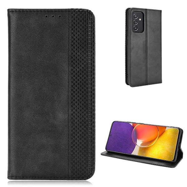 Bofink Vintage Samsung Galaxy Quantum 2 / A82 5G Læder etui - Sort Black
