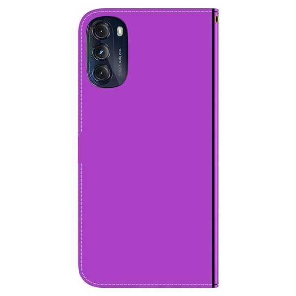 Mirror Motorola Moto G (2022) fodral - Lila Lila