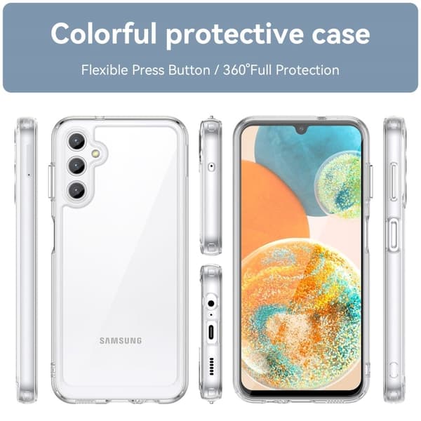 Samsung Galaxy M44 smart akryl cover - Transparent Transparent