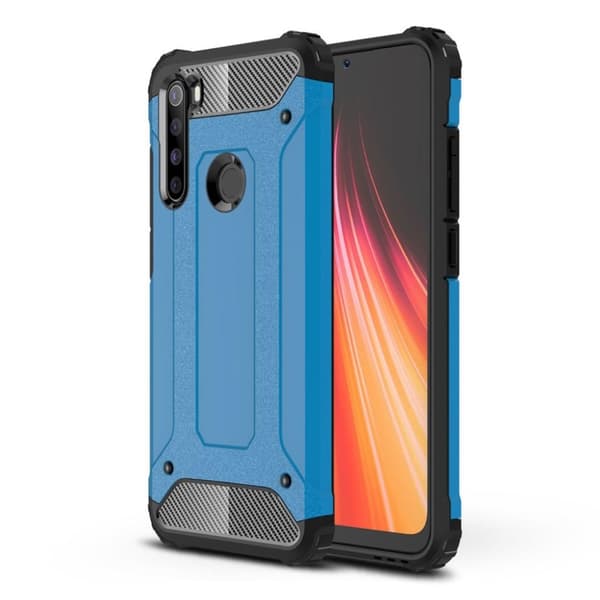 Armour Guard Xiaomi Redmi Note 8 deksel - Baby blå Blue