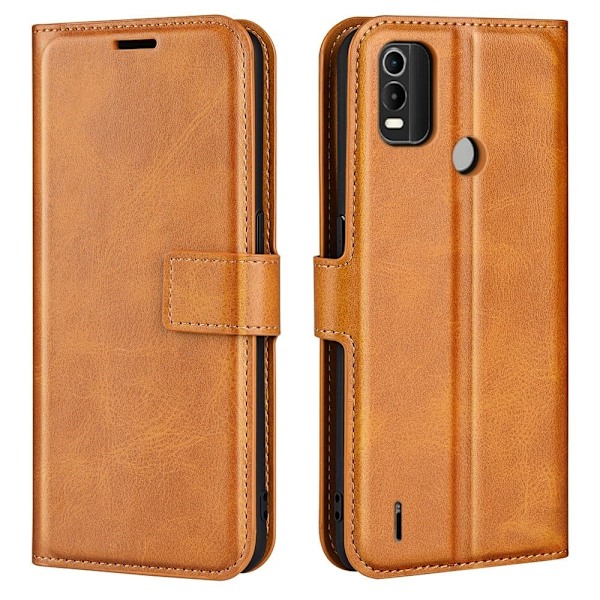Lompakko Nahkakotelo For Nokia C21 Plus - Keltainen Yellow