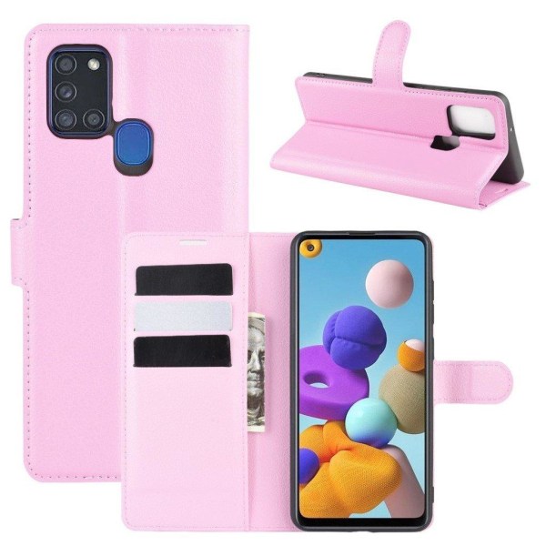 Classic Samsung Galaxy A21s kotelot - Pinkki Pink