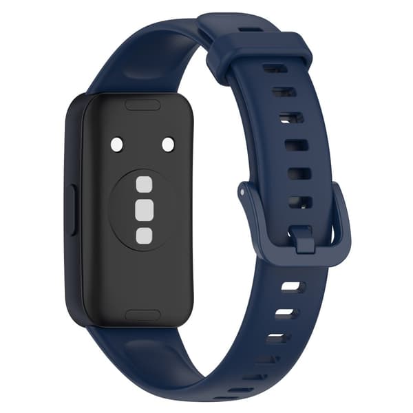 Huawei Band 8 silikonestrop vandtæt blød urrem - Blækblå Blue