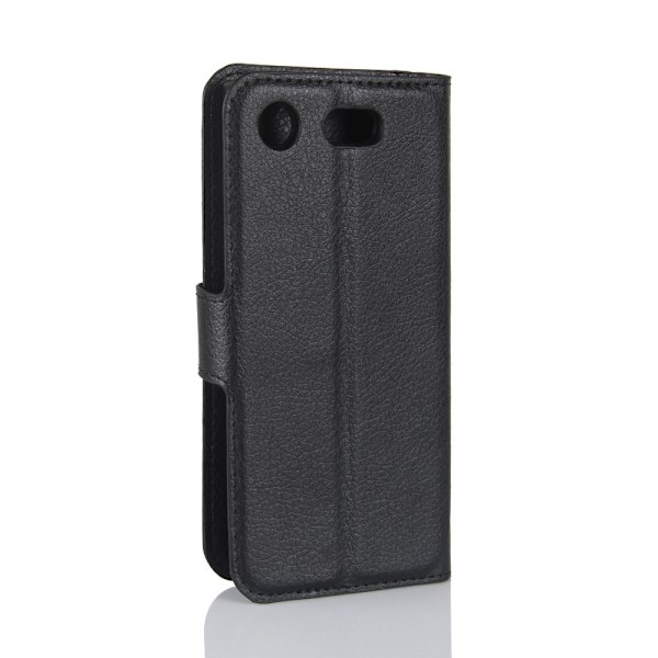 Sony Xperia XZ1 Compact etui har indbygget pung - Sort Black