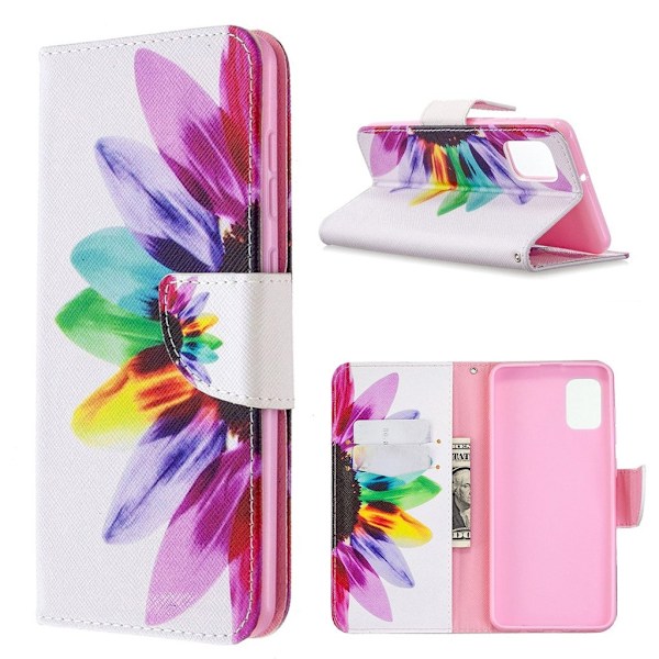Wonderland Samsung Galaxy A31 Etui - Farverige Blad Multicolor