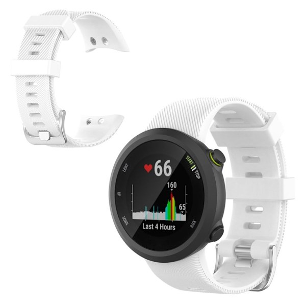 Garmin Forerunner 45 / 45S silikoneurrem - Hvid White