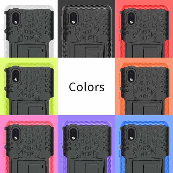 Offroad Etui Samsung Galaxy A01 Core - Svart / Lilla Black