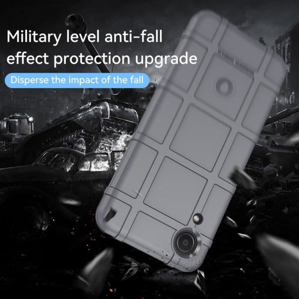 Rugged Shield Suojakotelo Samsung Galaxy A03 Core - Harmaa Silver grey