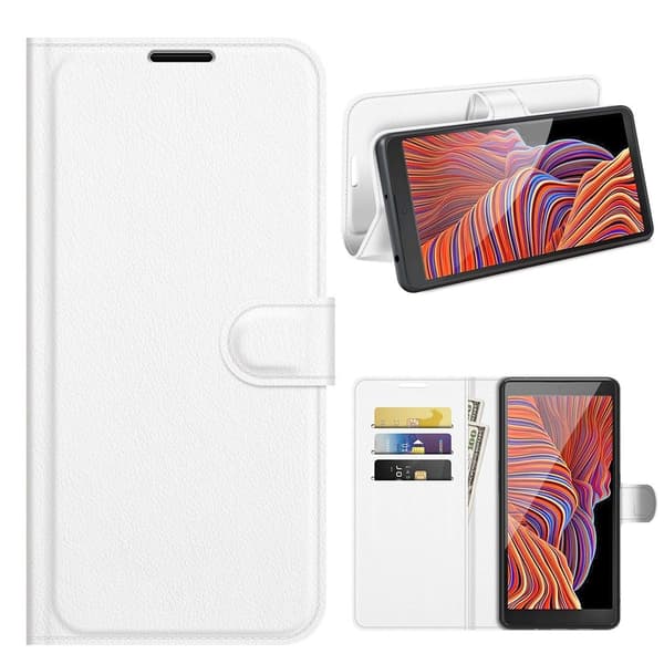 Classic Samsung Galaxy XCover 5 Flip etui - Hvid White