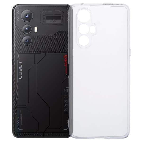 Cubot Max 5 Case Soft Flexible Drop Protection Phone Cover - Transparent Transparent