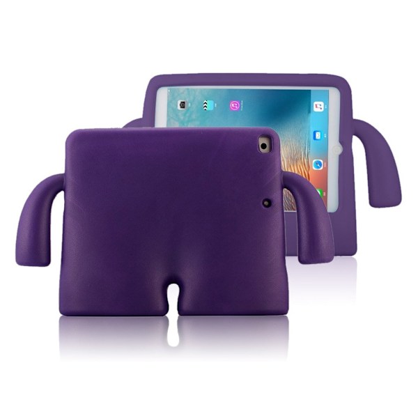 iPad (2017) Söt 3D barnvänligt fodral - Lila Lila