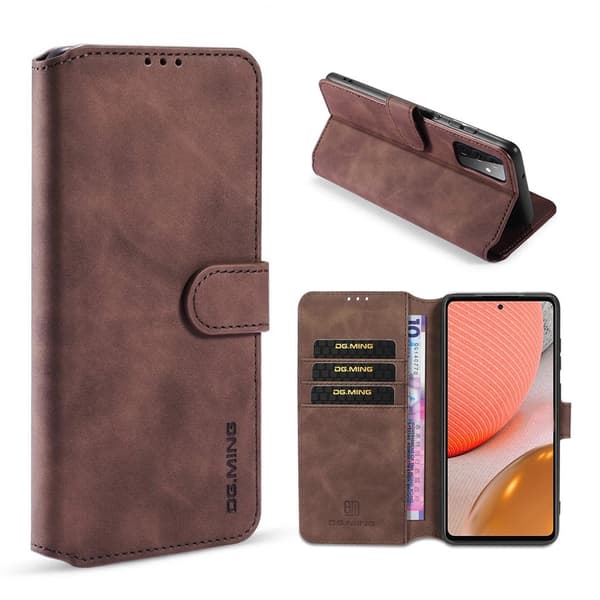 DG.Ming Retro Samsung Galaxy A72 5G fodral - Brun Brun