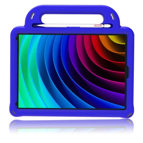 iPad (2018) triangle pattern kid friendly case - Purple Purple