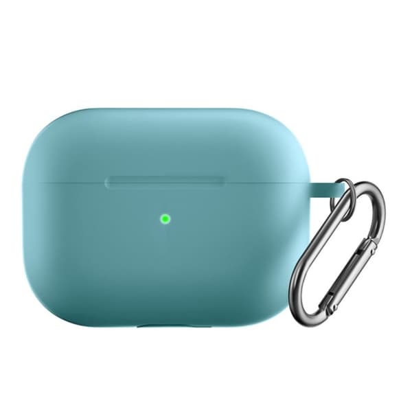 AirPods Pro 2 silikonfodral med spänne - Mintgrön Grön
