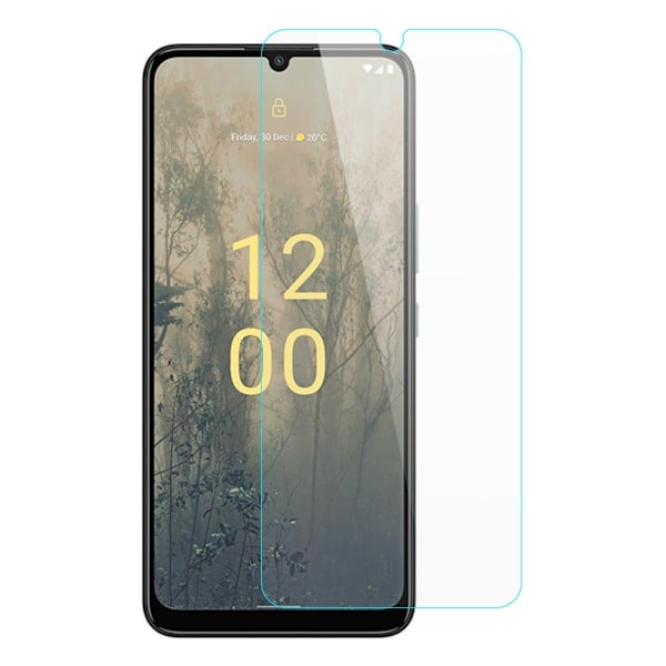 AMORUS arch edge tempered glass screen protector for Nokia C31 Transparent