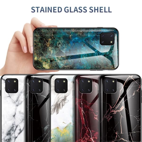 Fantasy Marble Samsung Galaxy Note 10 Lite deksel - Emerald Green
