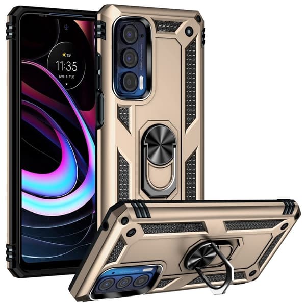 Bofink Combat Motorola Edge (2021) Etui - Guld Gold