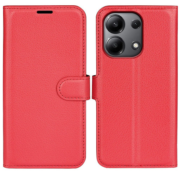 Classic Xiaomi Redmi Note 13 flip etui - Rød Red